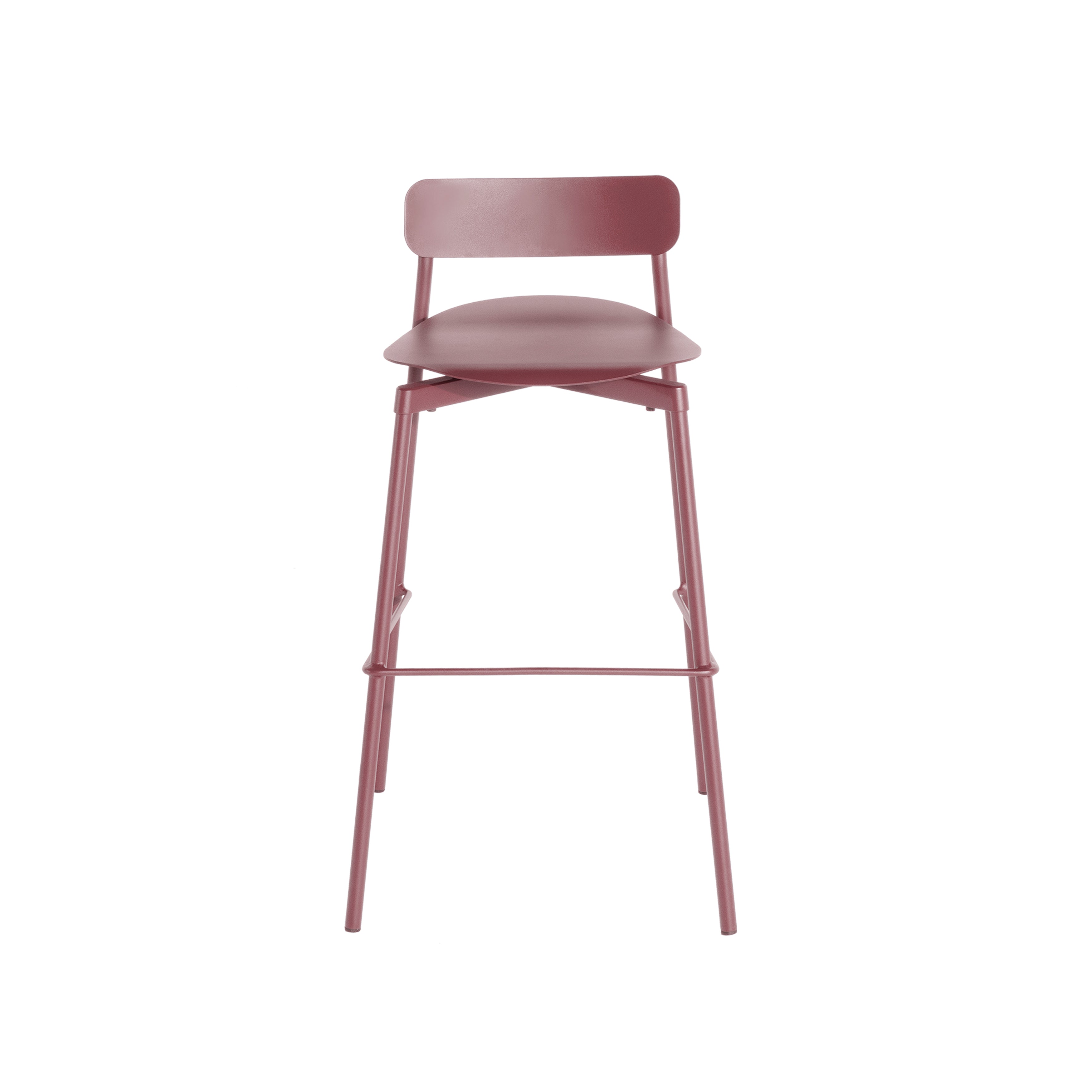 Fromme Bar + Counter Stool: Outdoor + Brown Red + Counter