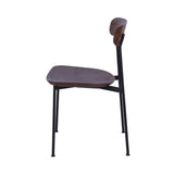 Crawford Dining Chair W: Dark Brown Oak