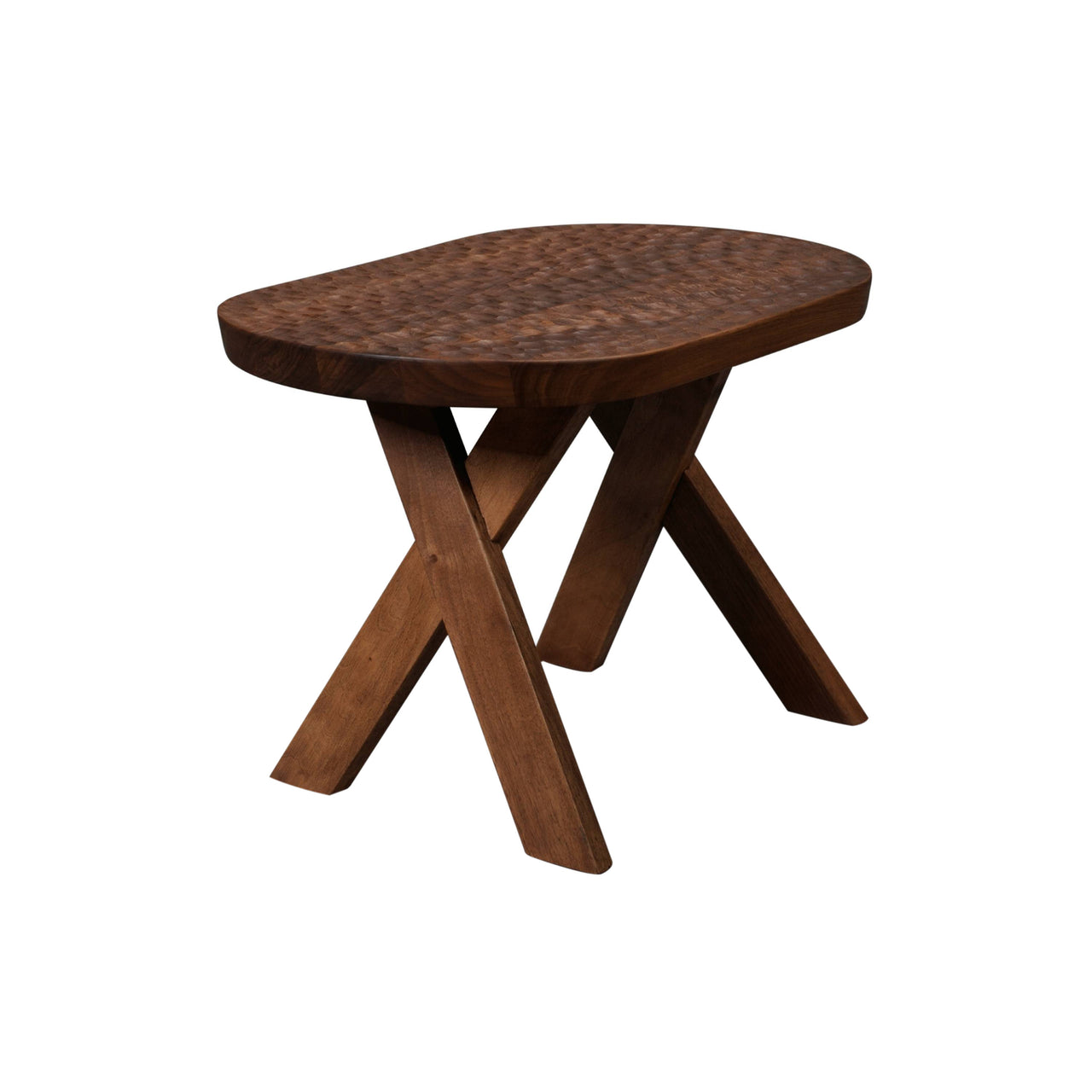 Touch Stool: Pill + Oiled Walnut