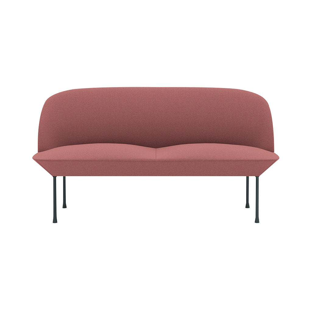 Oslo 2-Seater Sofa: Dark Grey