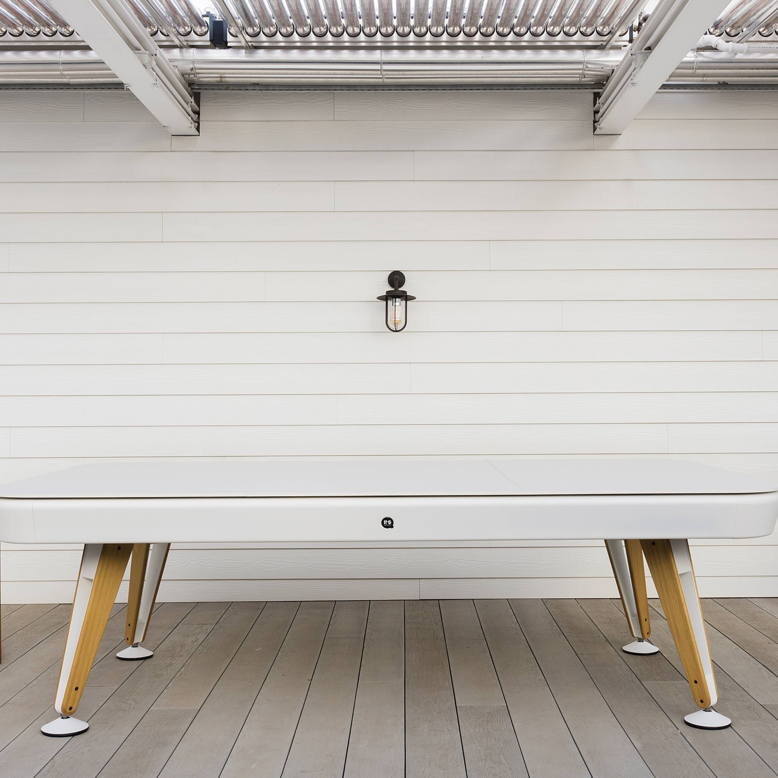 Diagonal Outdoor Pool Table: Dining Top