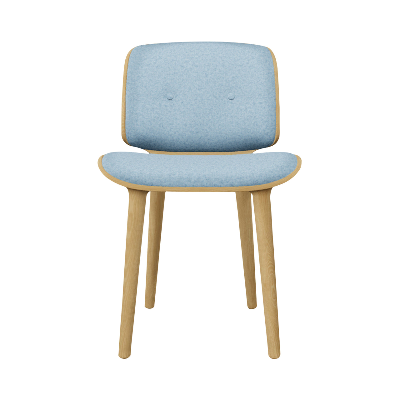 Nut Dining Chair: White Wash
