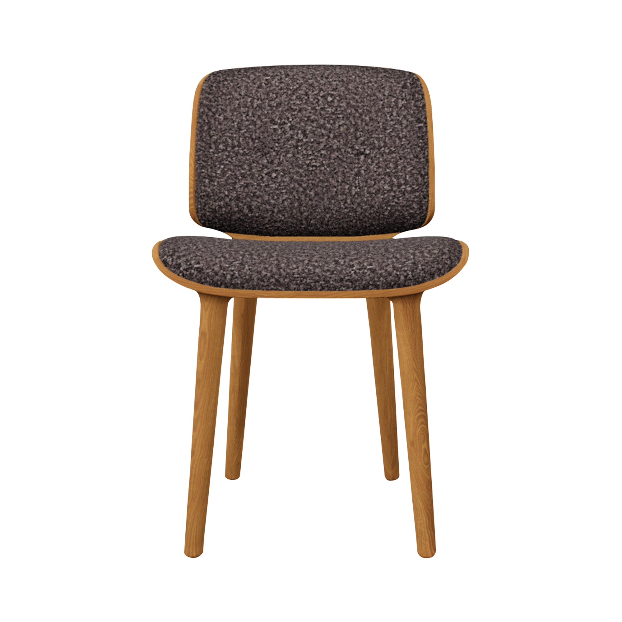 Nut Dining Chair: Natural Oil