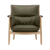 E015 Embrace Lounge Chair: Natural Edging Strip + Soaped Oak