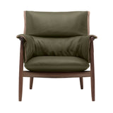 E015 Embrace Lounge Chair: Natural Edging Strip + Oiled Walnut