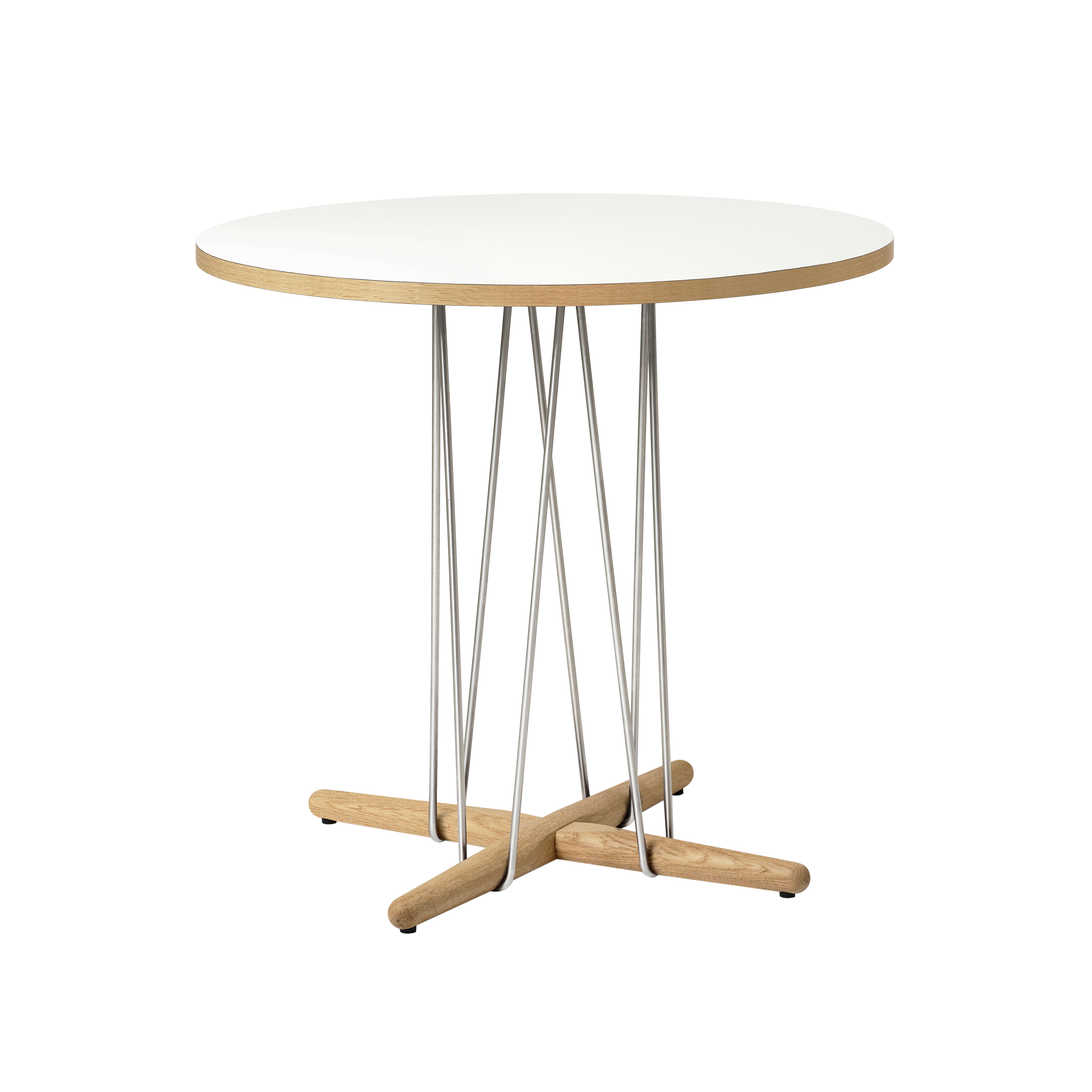 E020 Embrace Table: Stainless Steel + Small - 31.3