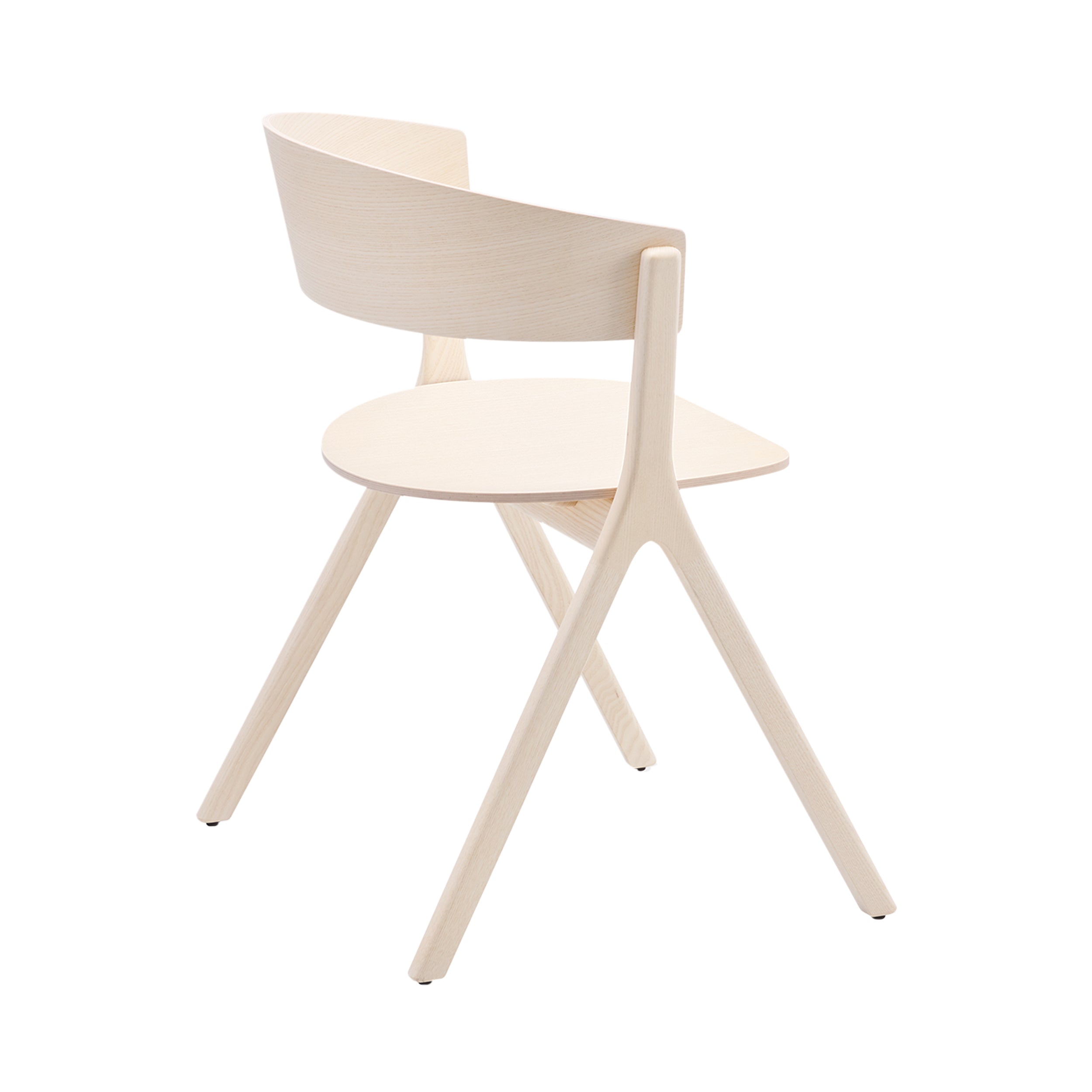 Circus Wood Chair: Natural Oak + Without Seat Pad