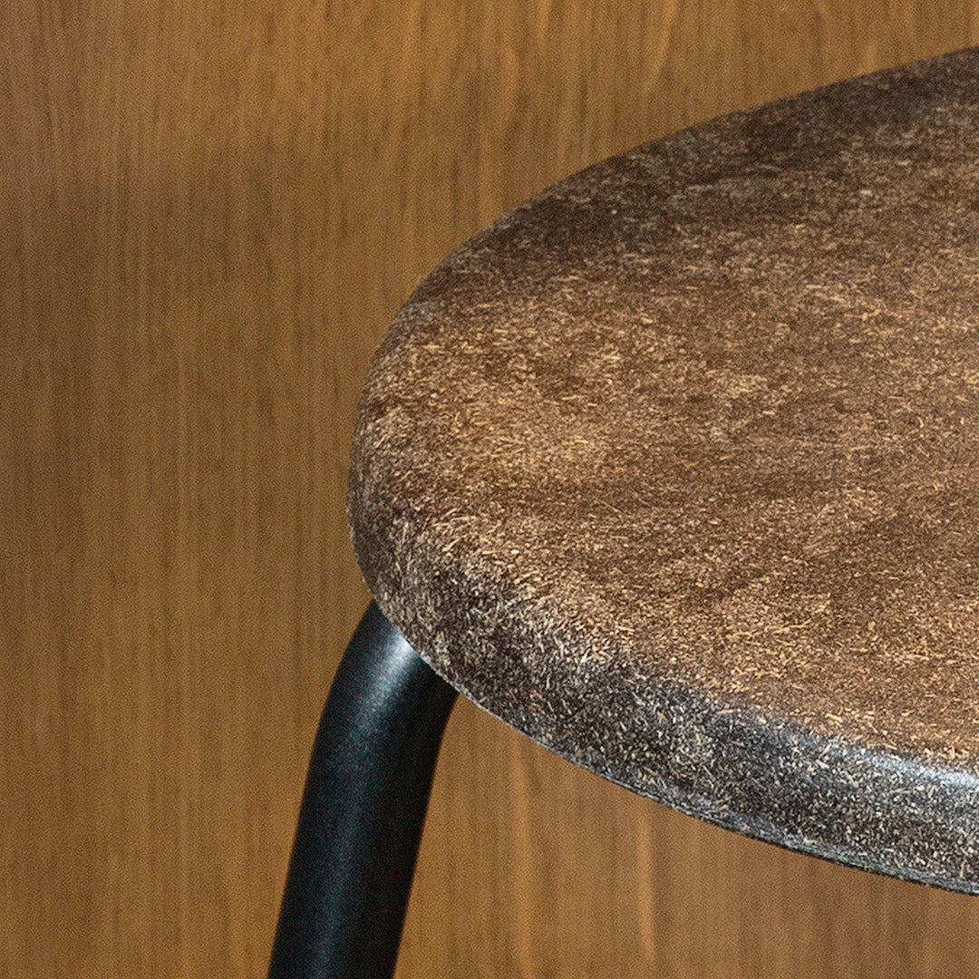 Earth Stool Backrest: Coffee Edition