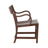 Waiter XL Easy Chair: Walnut Stained Beech
