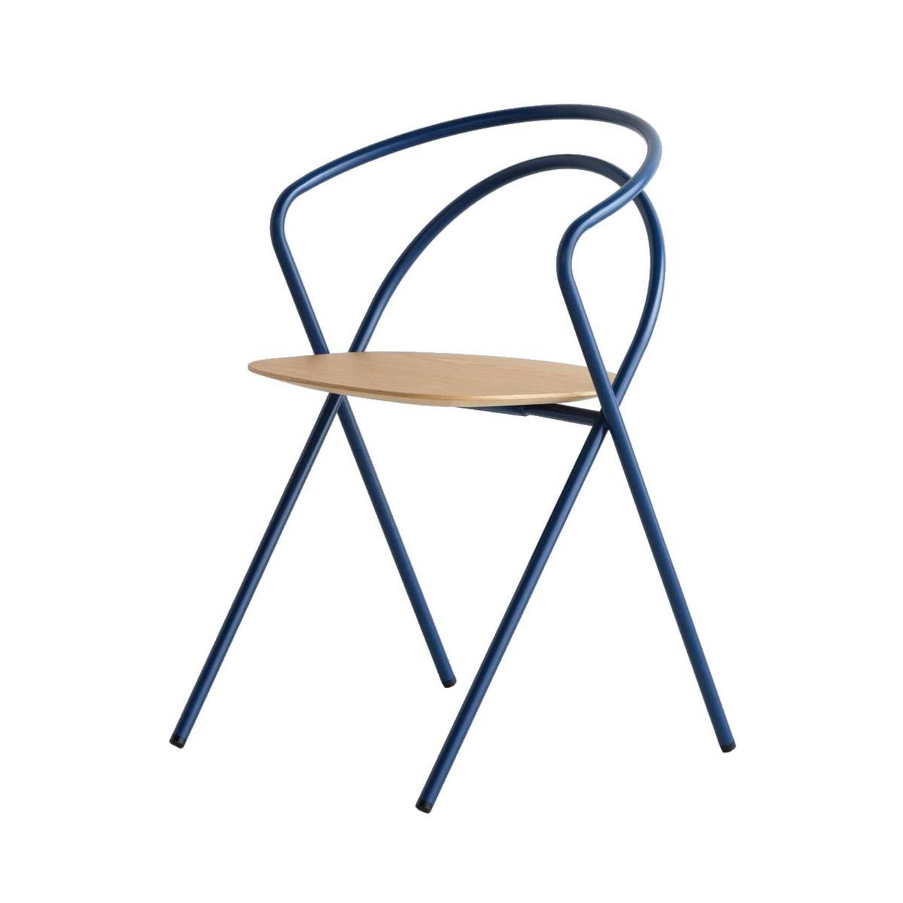 Minima Chair: Inkblue + Oak