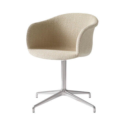 Elefy Chair JH33: Swivel Base + Polished Aluminum