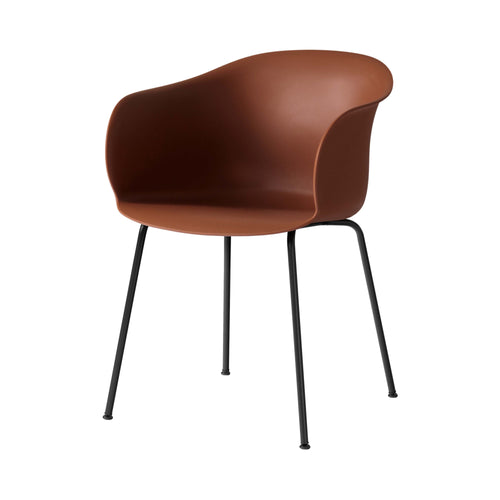 Elefy Chair JH28: Tube Base + Copper Brown