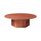 Epic Round Coffee Table: Travertine + Large - 43.3