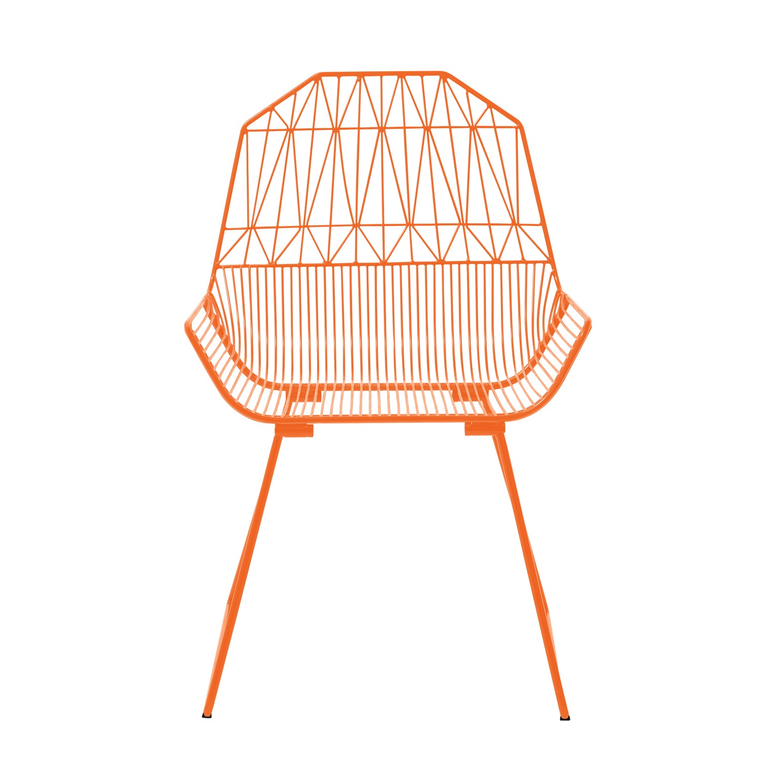 Farmhouse Lounge Chair: Orange + Without Seat Pad