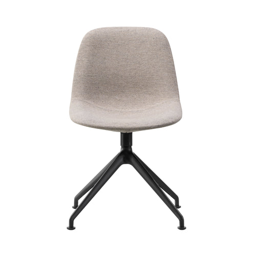 Eyes Swivel Chair: Without Buttons + Black