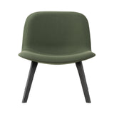 Eyes Lounge Chair: Wood Base + Without Buttons + Lacquered Black