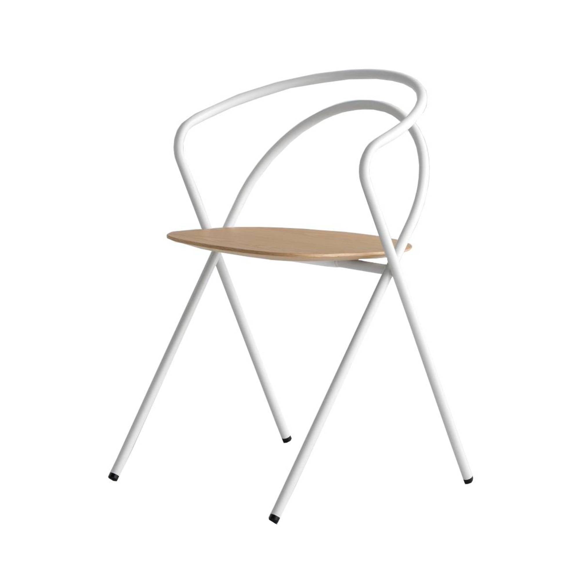 Minima Chair: White + Oak