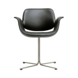 Flamingo Chair with Swivel Base: Brushed Stainless
