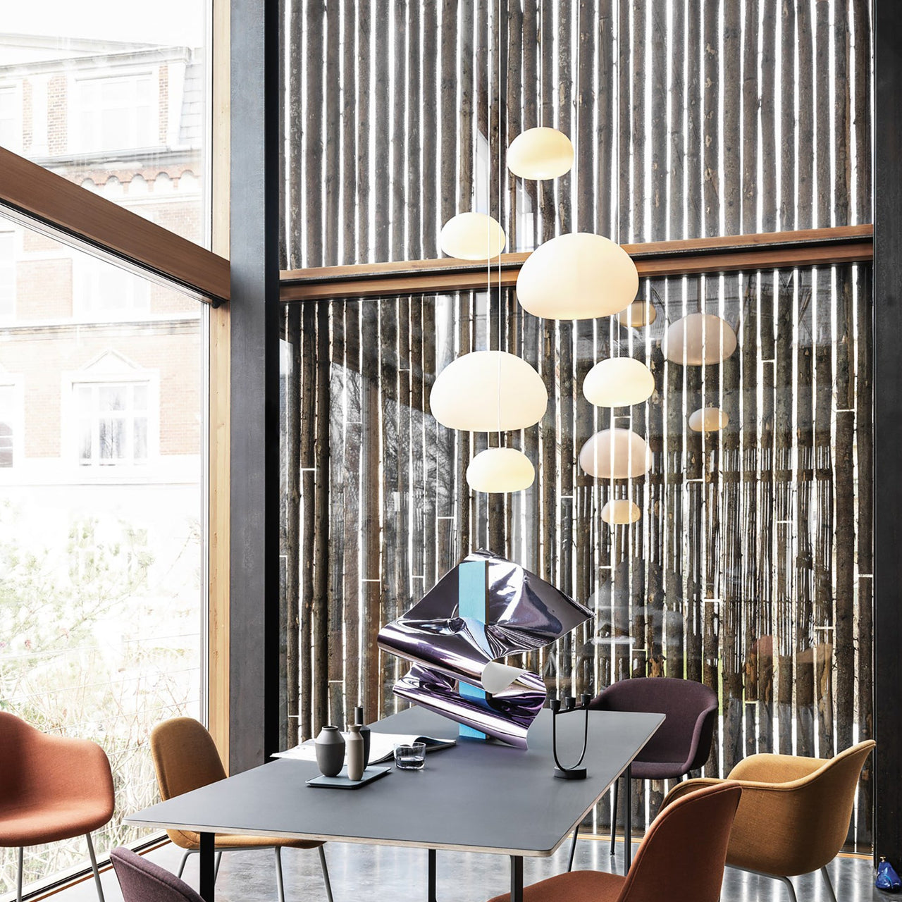 Fluid Pendant Light: LS