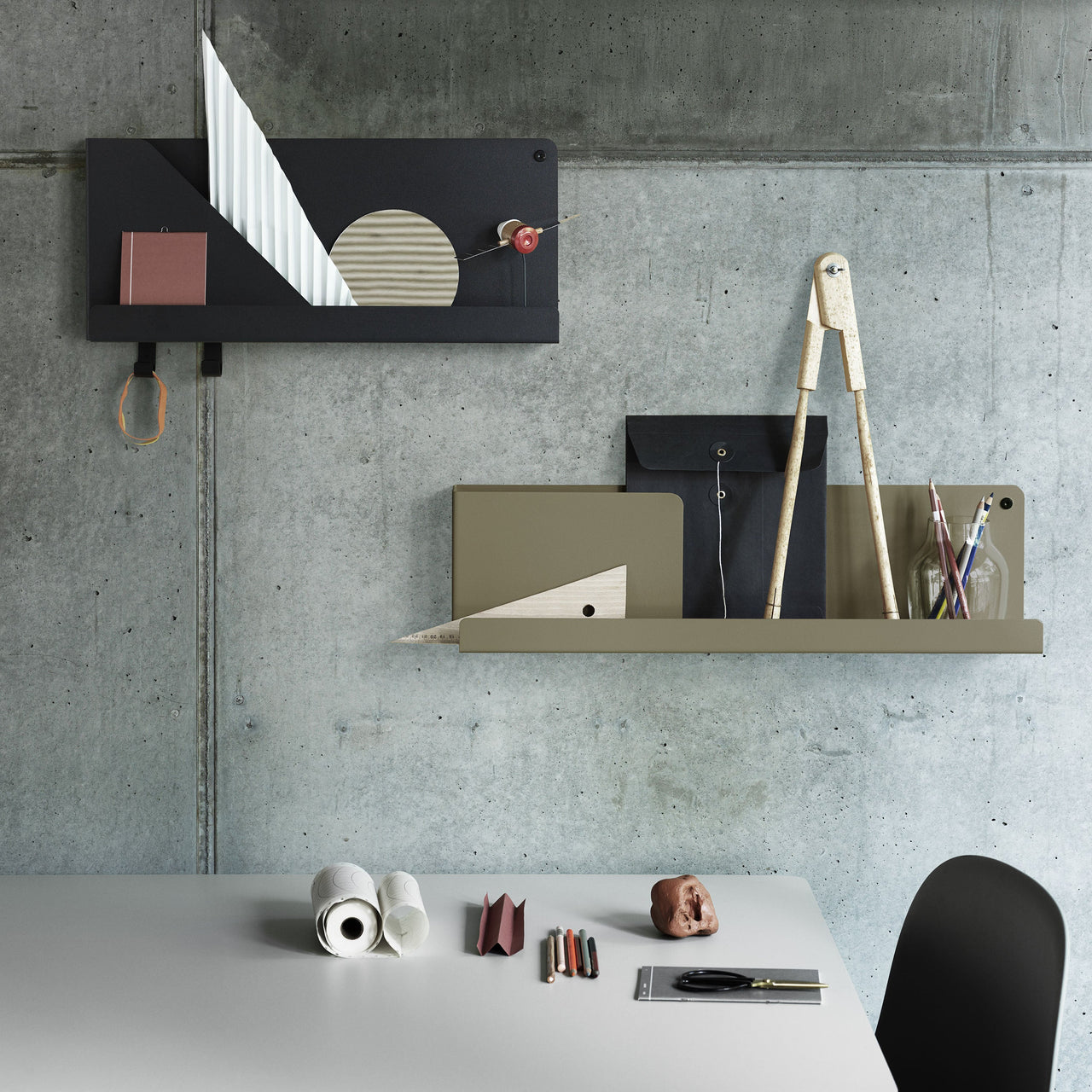 Folded Shelves: LS