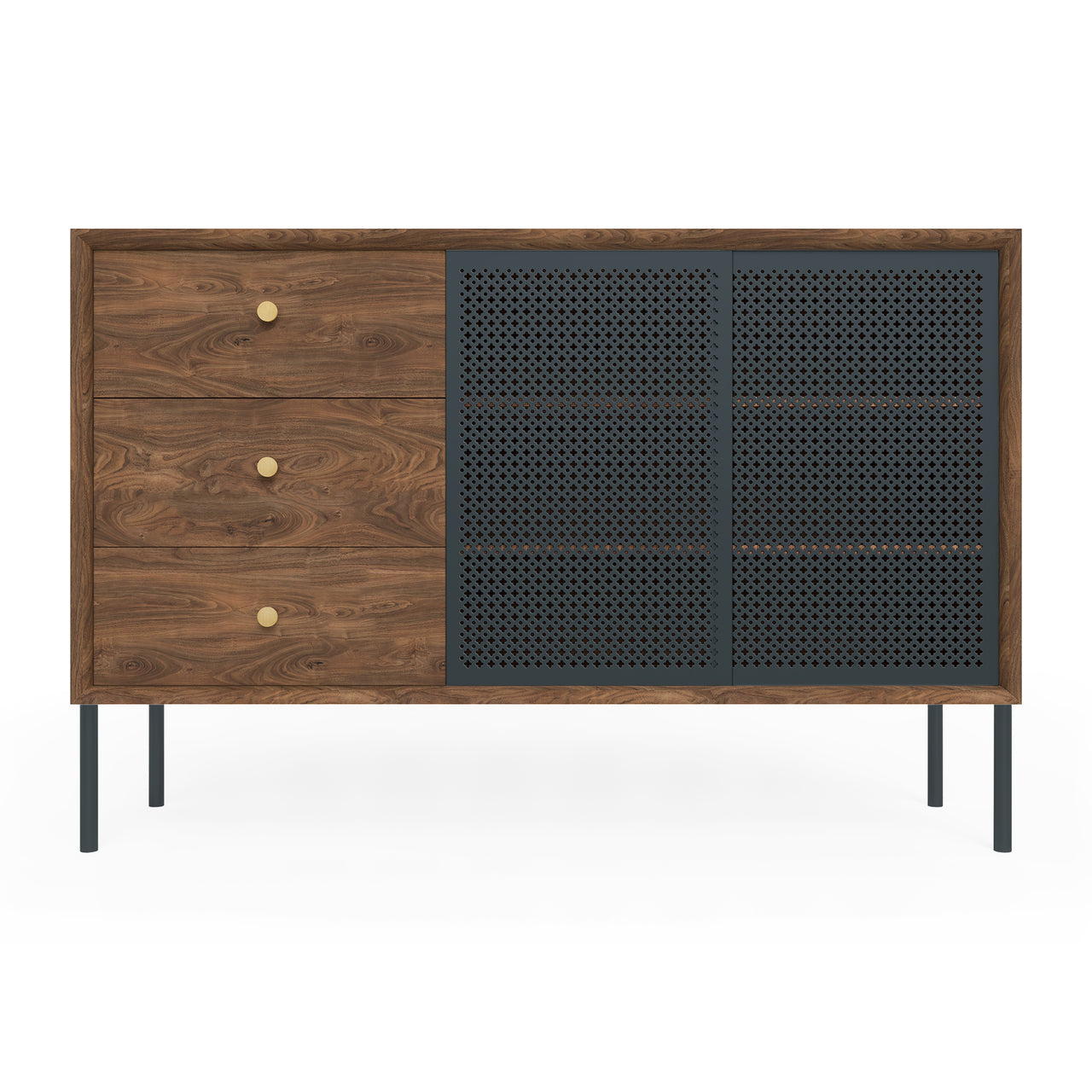 Gabin High Sideboard: Natural Walnut 