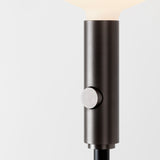Poise Adjustable Floor Lamp with Sphere V LED Bulb