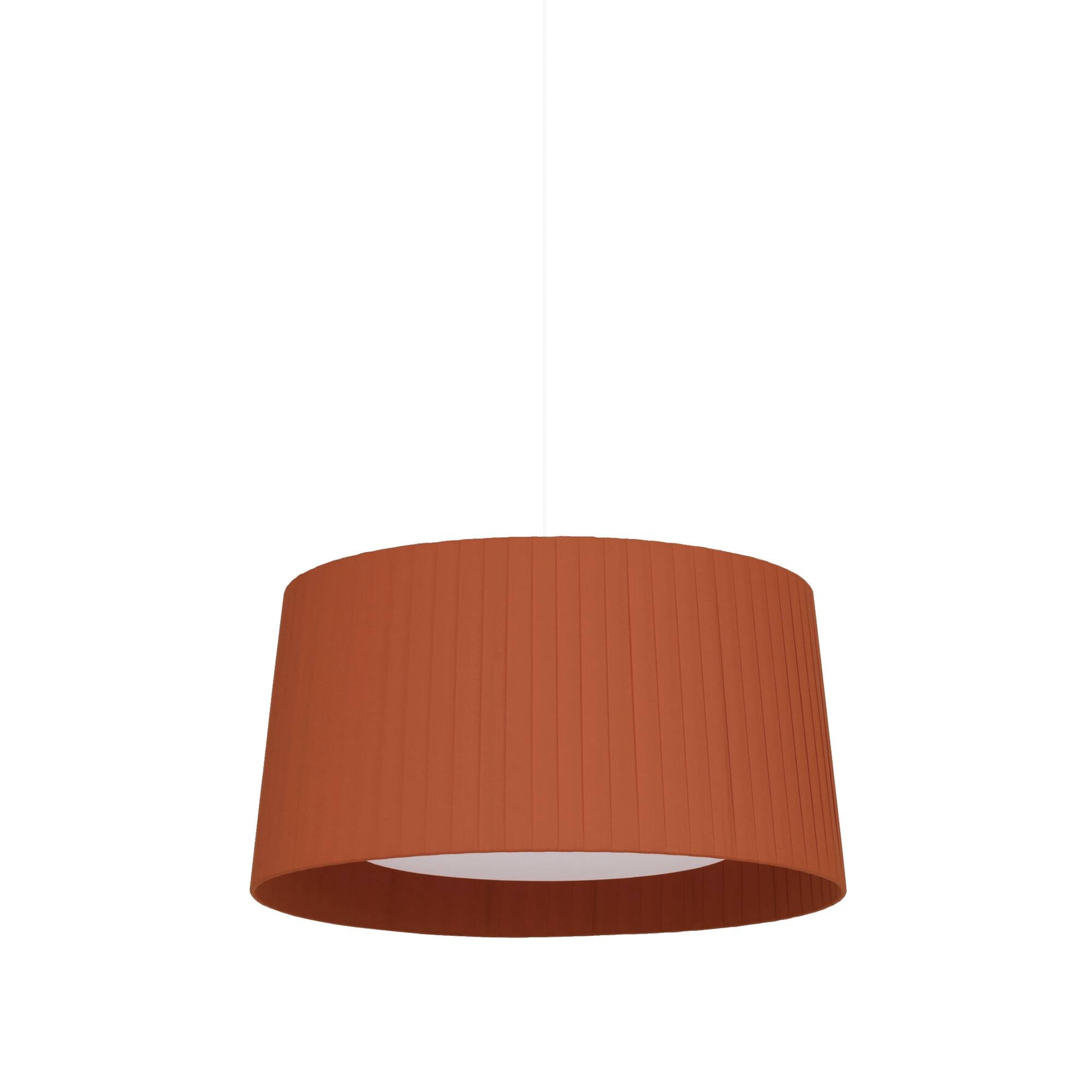 GT5 Pendant Lamp: Terracotta + White