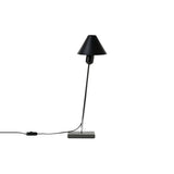Gira Table Lamp: Black Anodized Aluminum