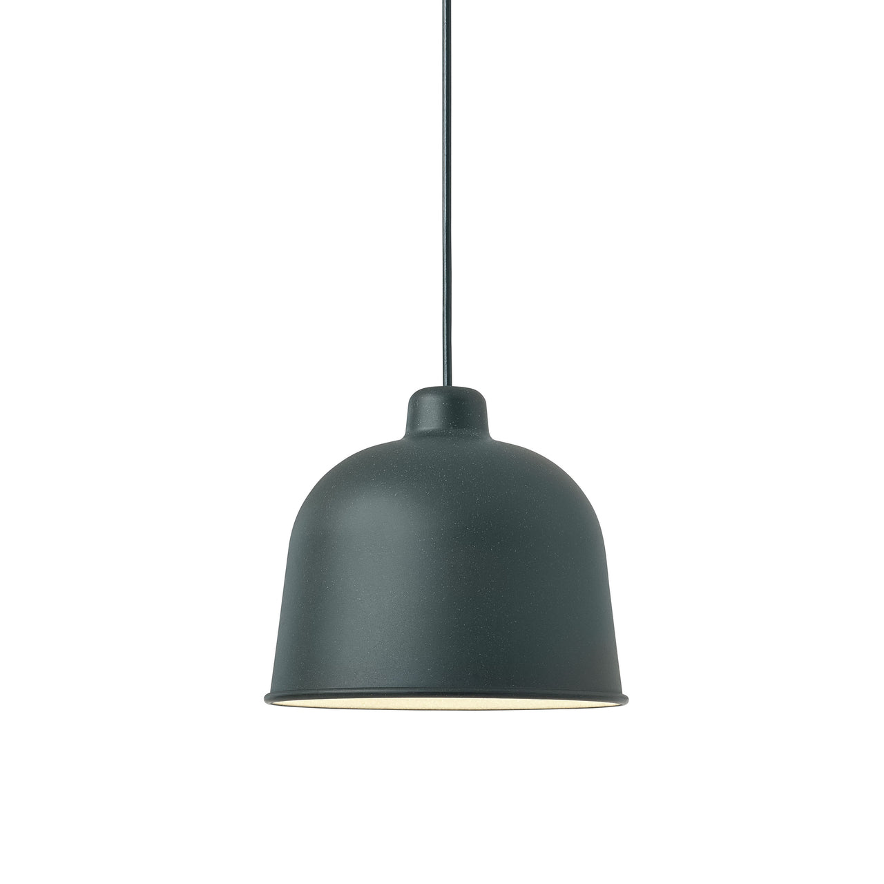 Grain Pendant Light: Dark Green