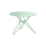 Tio Side Table: Oilcloth Green