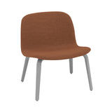 Visu Lounge Chair: Upholstered + Grey