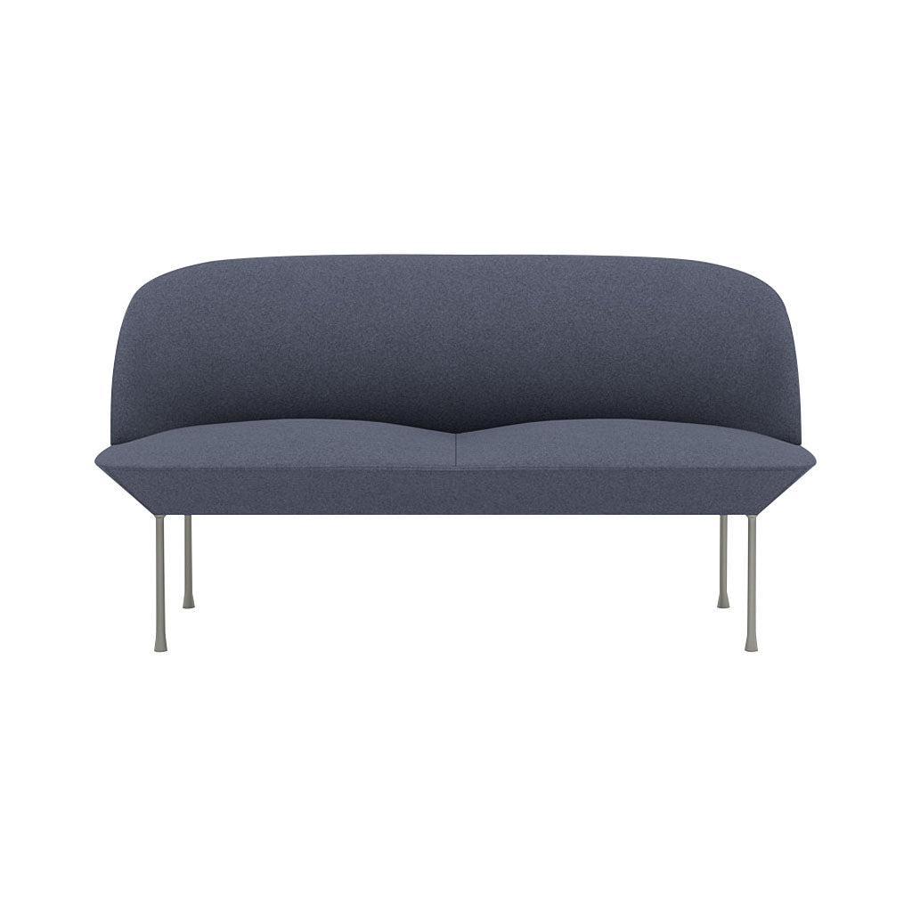 Oslo 2-Seater Sofa: Grey