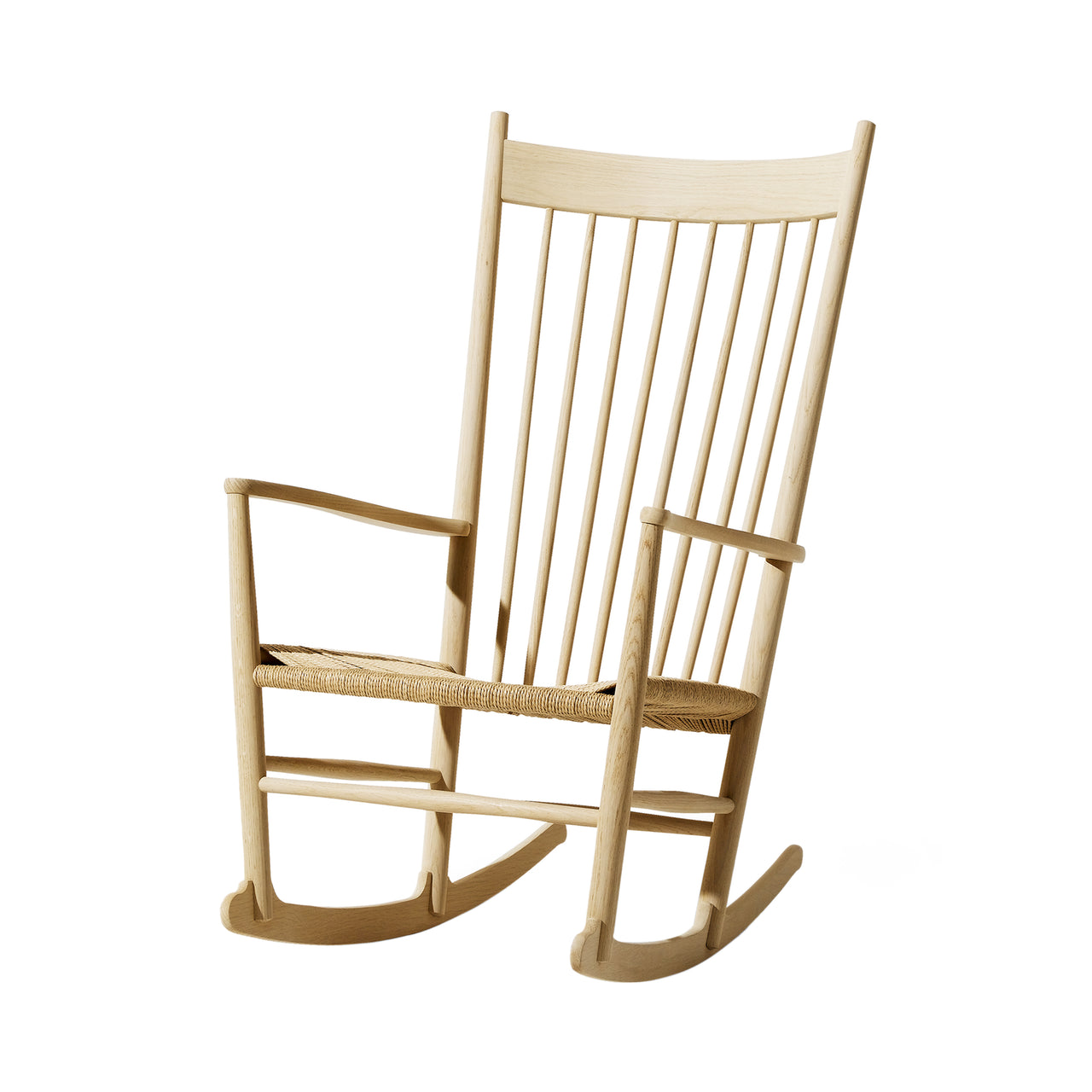 Wegner J16 Rocking Chair: Natural + Oiled Oak