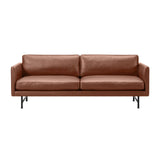 Calmo 2 Seater Sofa: Metal Base + Large - 78.7