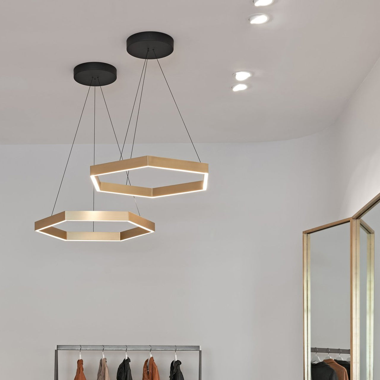 Hex 750 Pendant Light: LS