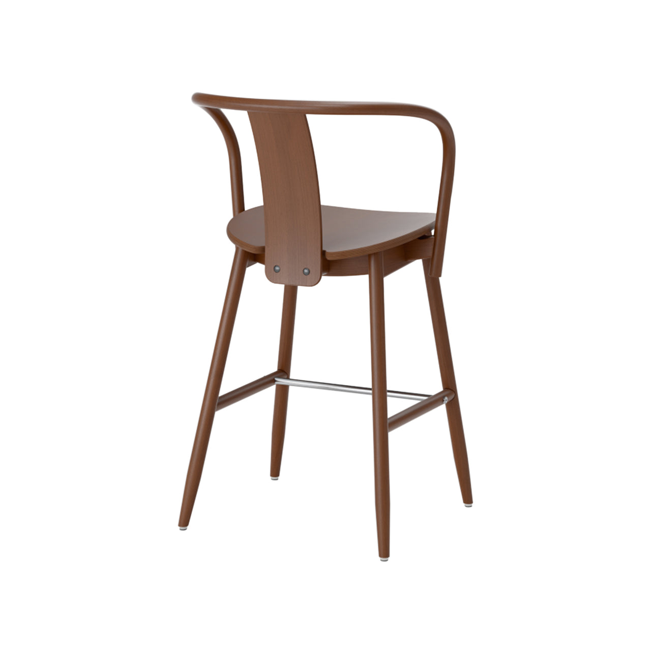 Icha Bar + Counter Chair: Counter + Walnut Stained Beech