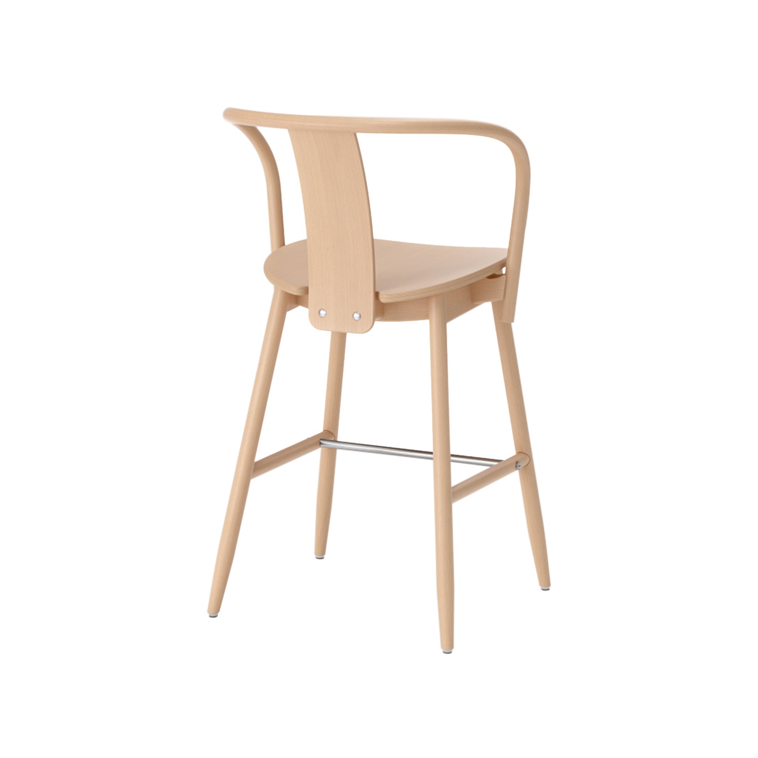 Icha Bar + Counter Chair: Counter + Natural Beech
