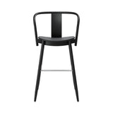 Icha Bar + Counter Chair: Bar+ Black Stained Beech
