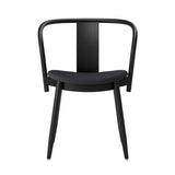 Icha Chair: Upholstered + Black Stained Beech