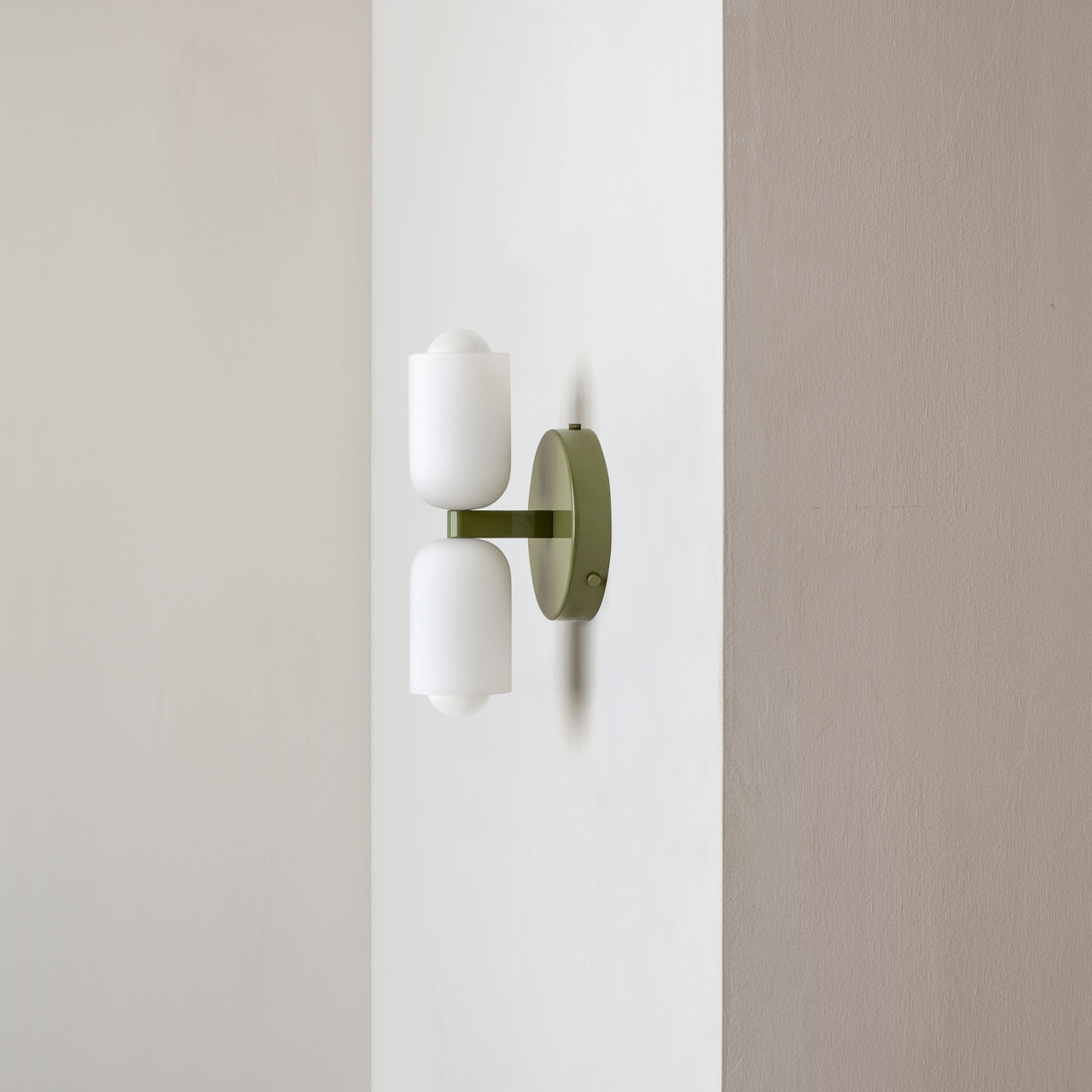 Glass Up Down Sconce: Hardwire