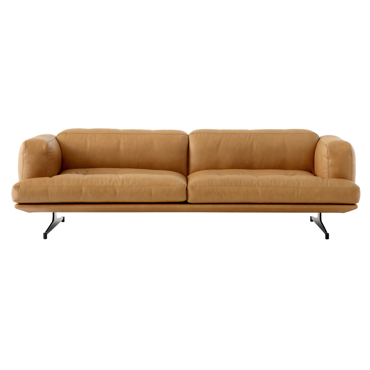 Inland Sofa: AV22 + AV23 + 3 Seater + Cognac Noble Leather