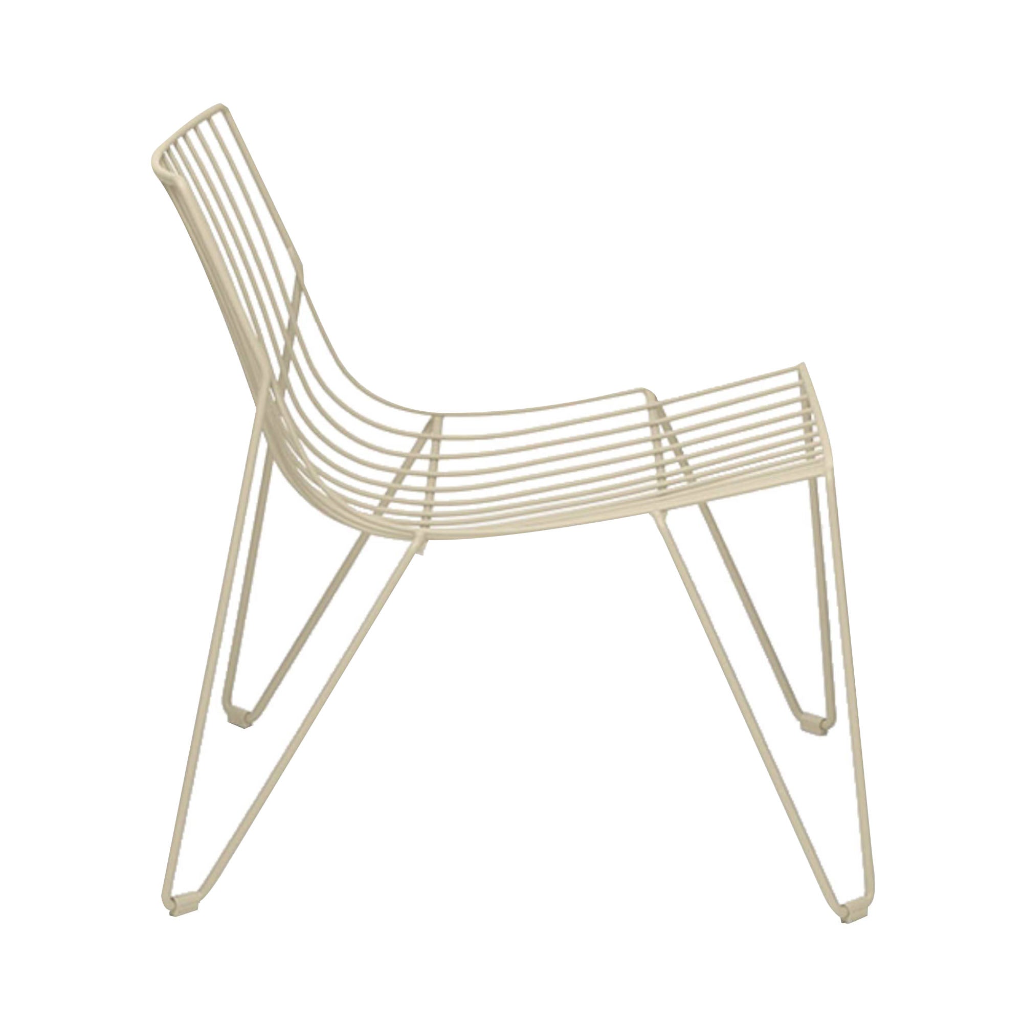 Tio Easy Chair: Ivory