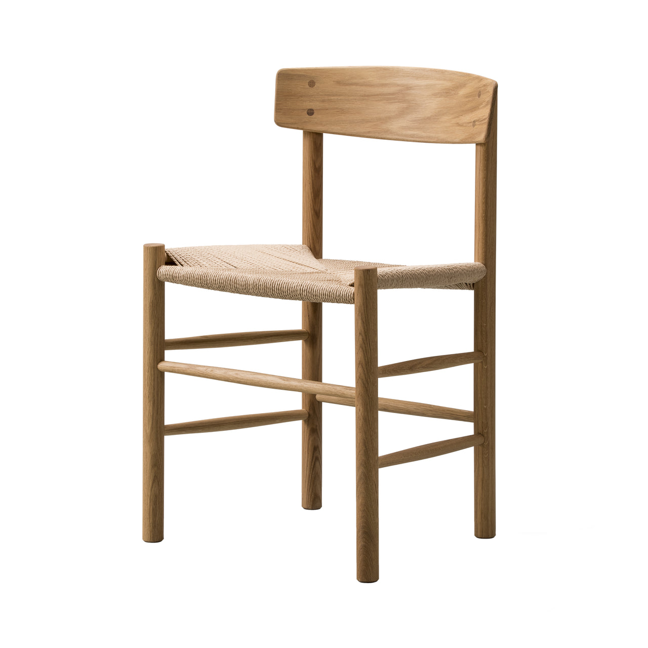 J39 Mogensen Chair: Oiled Oak + Natural