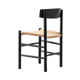 J39 Mogensen Chair: Black Lacquered Oak + Natural