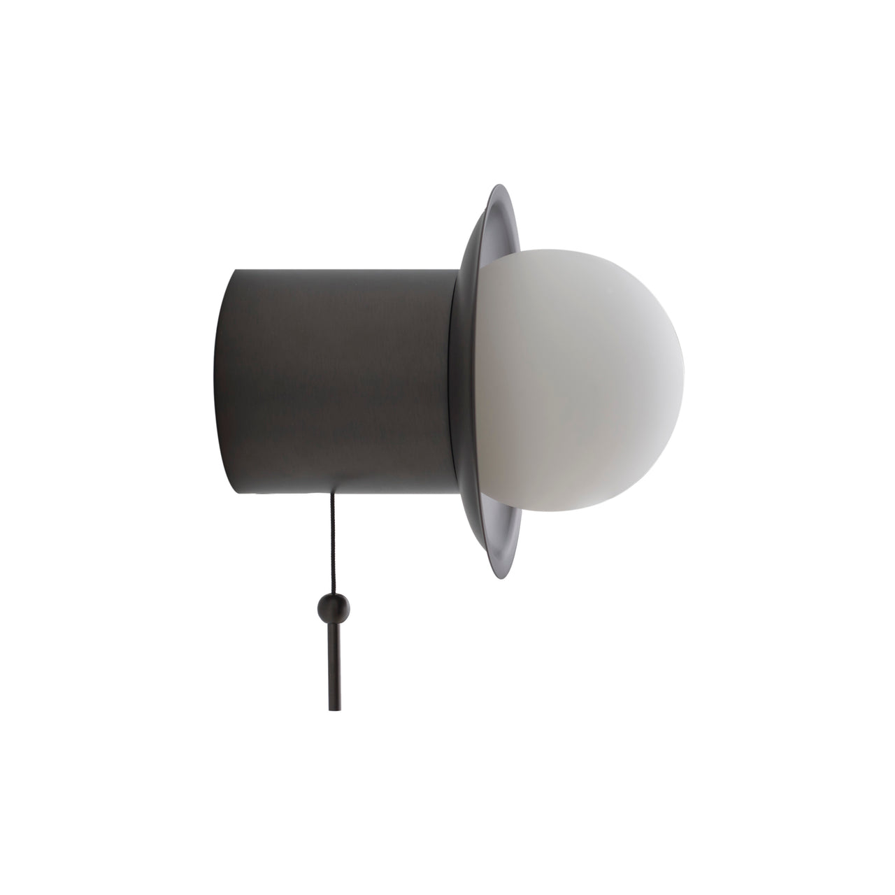 Janed Wall Light with Cord: Satin Graphite + Satin Graphite