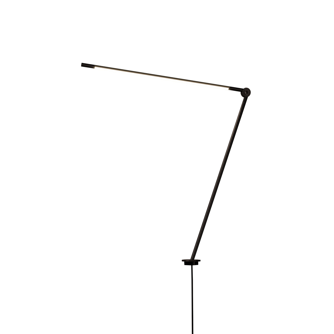 Thin Task Lamp: Desk Inset + Tall + Black Oxide