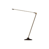 Thin Task Lamp: Cast Iron Base + Tall + Satin Brass