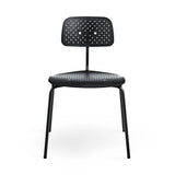 Kevi 2060 Air Chair: Black + Powder Coated Black