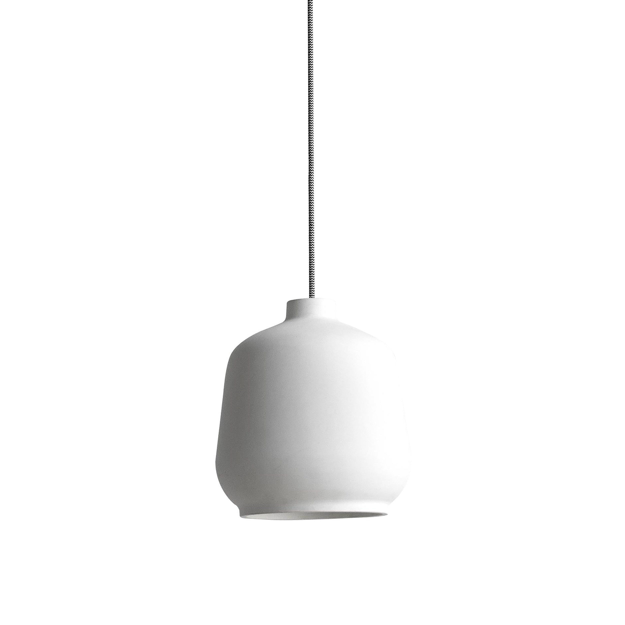 Kiki Pendant Lamp: White Ceramic