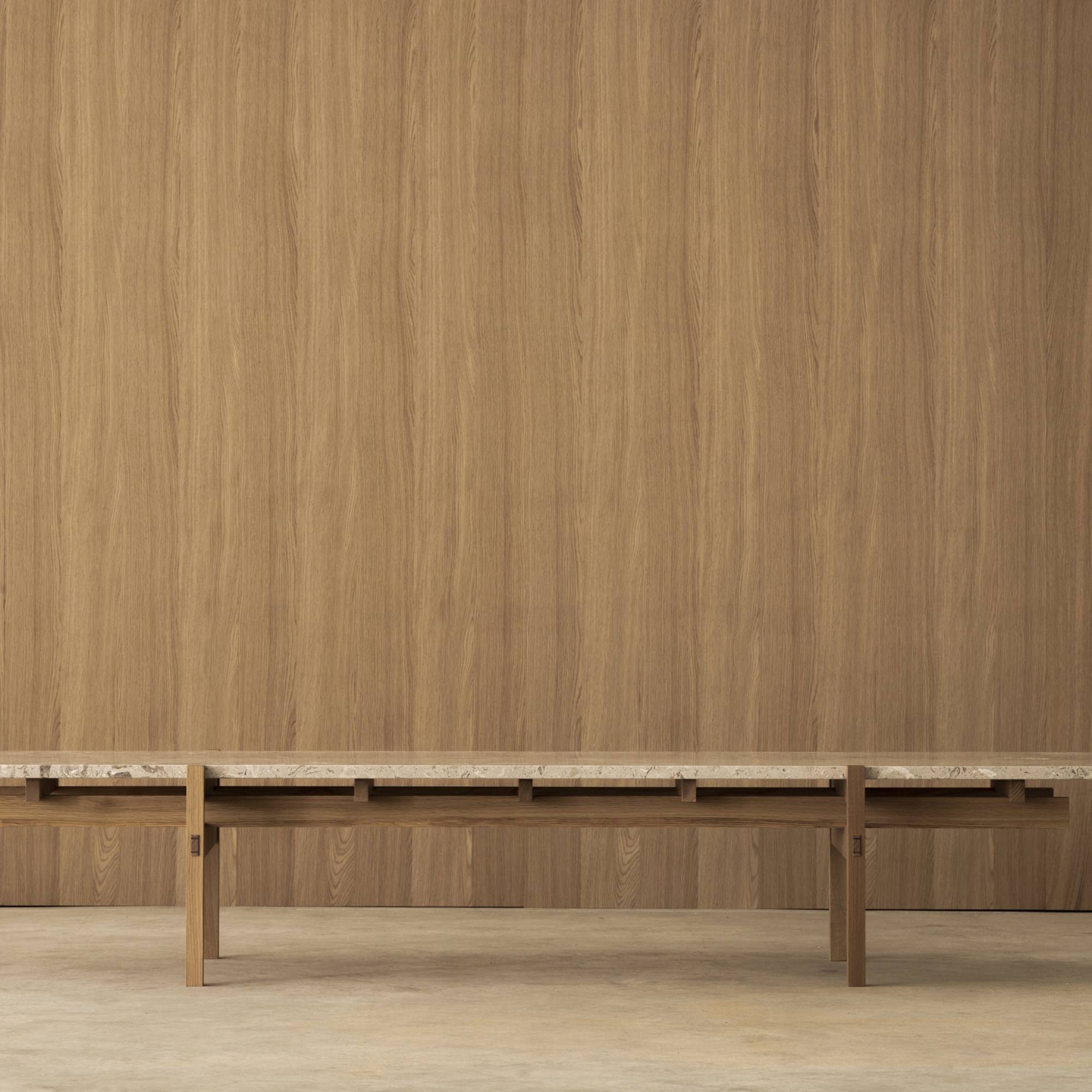 Kinuta Coffee Table: Marble N-CT01 + LS